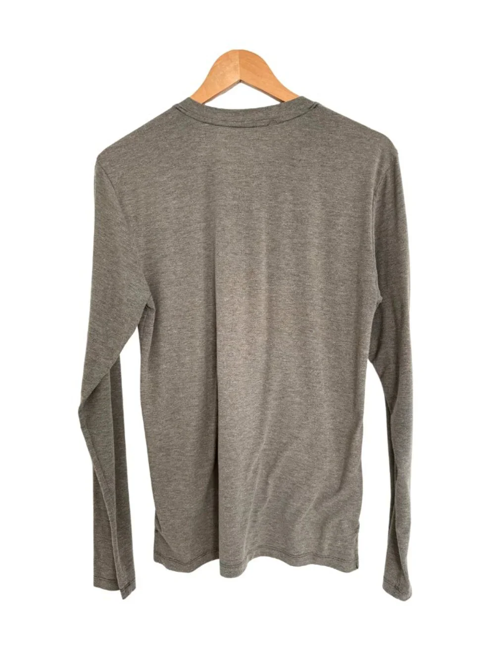 The North Face Shirt Men Small Wander Long Sleeve Taupe Green Heather NF0A53BR